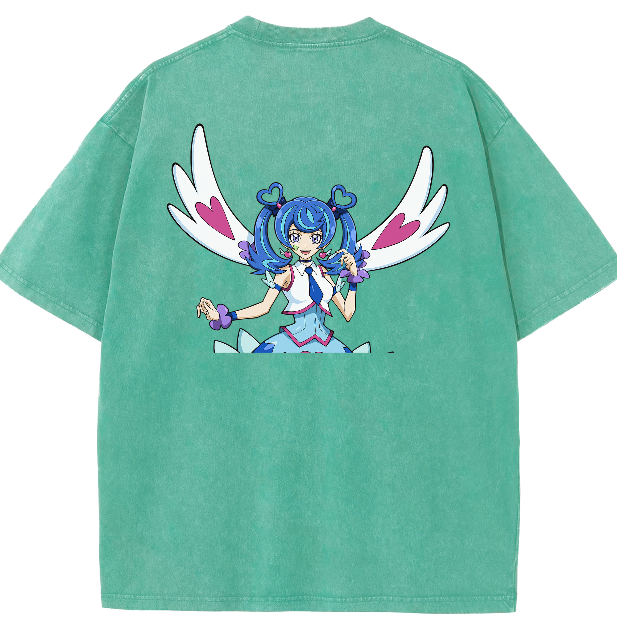 （画像用） 遊☆戯☆王 Yu-Gi-Oh! 綿100% ヴィンテージ風 半袖Tシャツ（背面プリント）